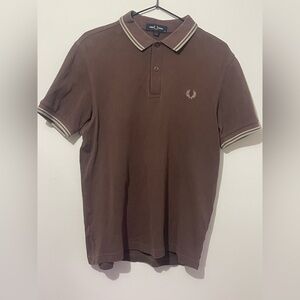 Fred Perry Chocolate Polo Shirt